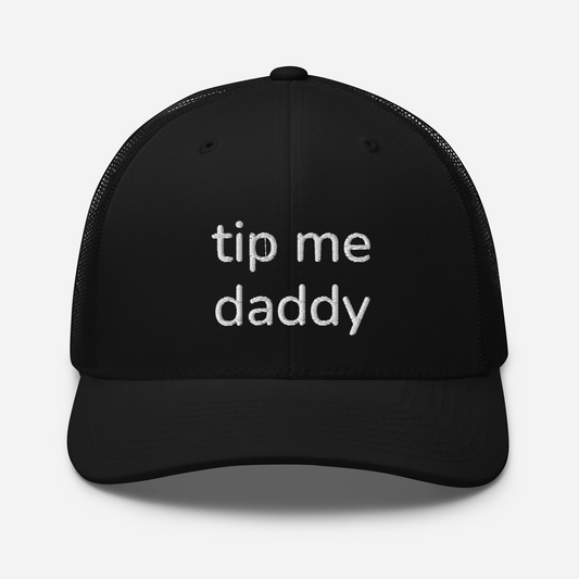 tip me daddy trucker hat