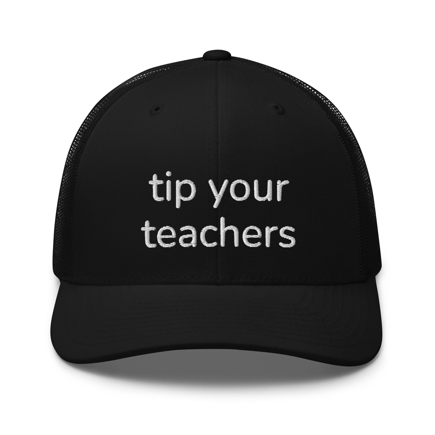 tip your teachers trucker hat