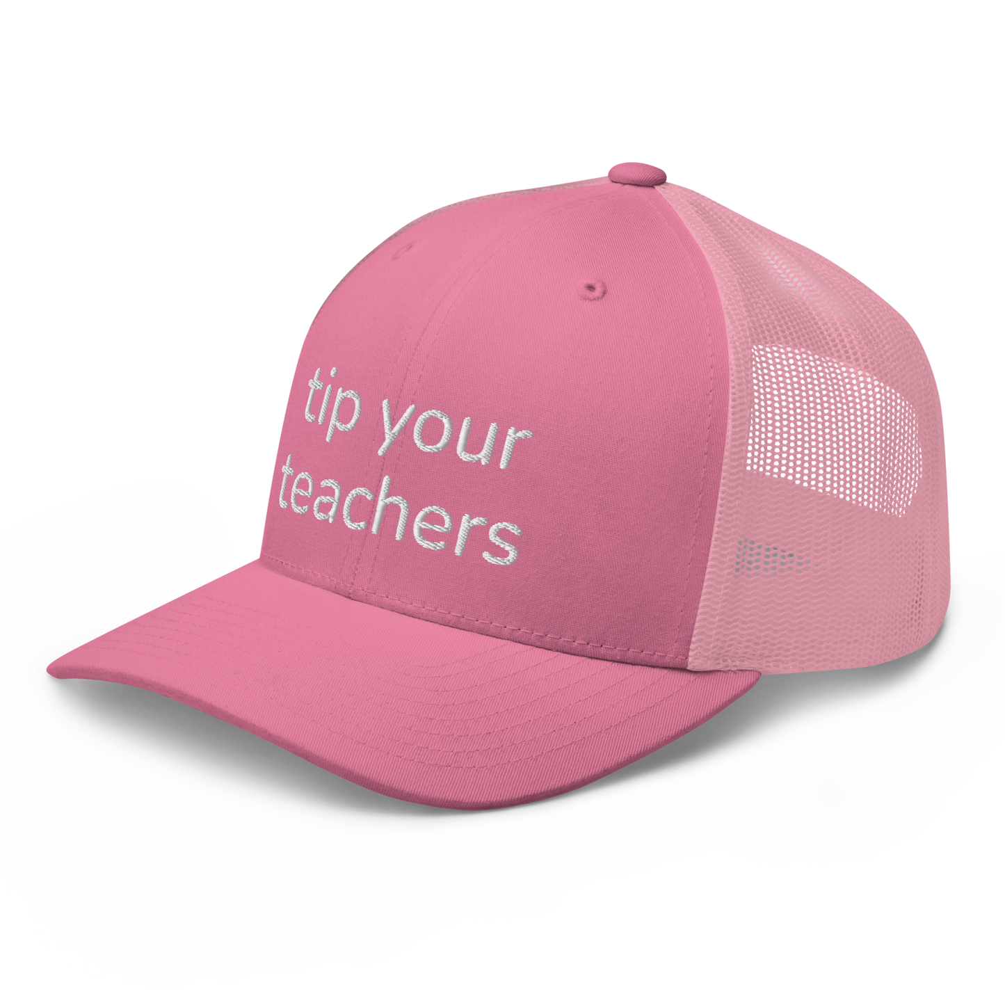 tip your teachers trucker hat